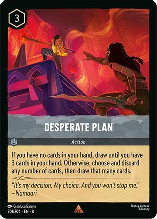 Desperate Plan - 201/204 - Rare (Foil)