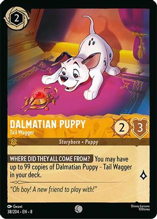 Dalmatian Puppy (Tail Wagger) - 38/204 - Common (Foil)