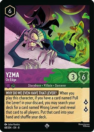 Yzma (On Edge) - 68/204 - Super Rare
