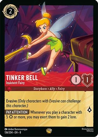 Tinker Bell (Insistent Fairy) - 136/204 - Legendary