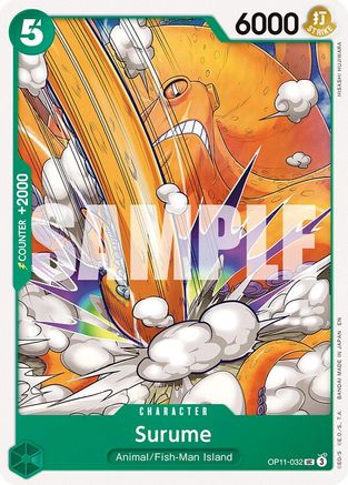 Surume (OP11-032) - A Fist of Divine Speed