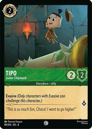 Tipo (Junior Chipmunk) - 89/204 - Common