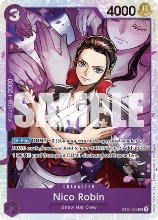 Nico Robin - ST26-003 - Super Rare
