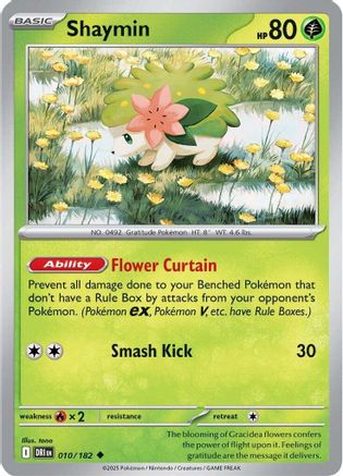 Shaymin 010/182 - Uncommon Reverse Holo