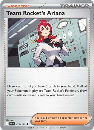 Team Rocket's Ariana 171/182 - Uncommon - Reverse Holo