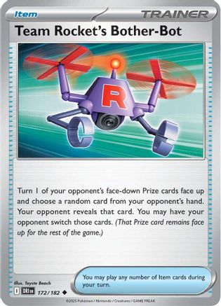 Team Rocket's Bother-Bot 172 - Uncommon Reverse Holo
