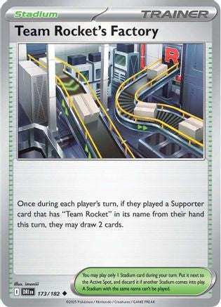 Team Rocket's Factory 173 - Uncommon Reverse Holo