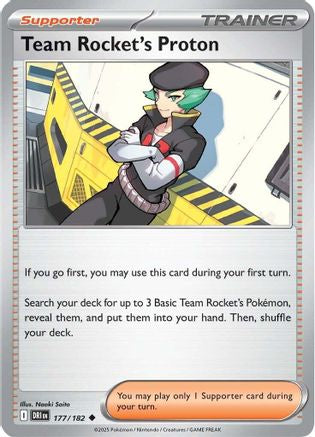 Team Rocket's Proton 177/182 - Uncommon Reverse Holo