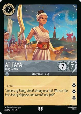 Atitaya (Fang General) - 181/204 - Uncommon (Foil)