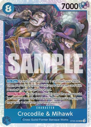 Crocodile & Mihawk - ST25-003 - Super Rare