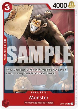 Monster (Reprint) - (OP09-012) - Common