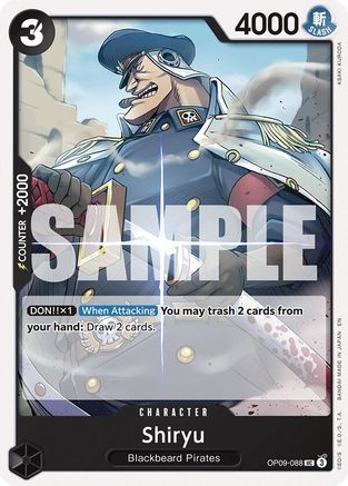 Shiryu (Reprint) - OP09-088 - Uncommon