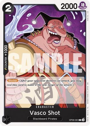 Vasco Shot (Reprint) - OP09-091 - Common