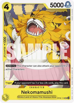 Nekomamushi (Reprint) - OP06-110 - Uncommon