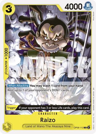 Raizo (Reprint) - OP06-112 - Common