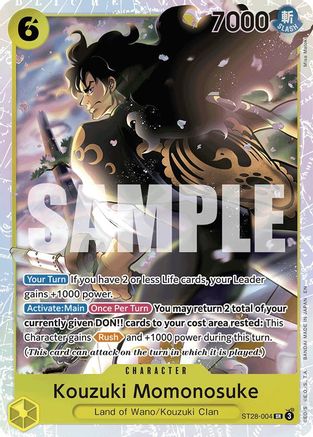 Kouzuki Momonosuke - ST28-004 - Super Rare