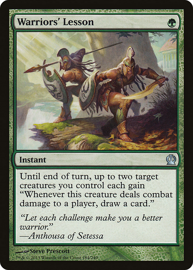 Warriors' Lesson (THS-184)  Foil