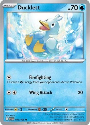 Ducklett 25 - Common - Reverse Holo