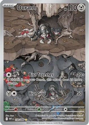 Durant 150/086  - Holofoil SV White Flare - Illustration Rare