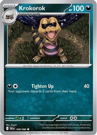 Krokorok 058  SV Black Bolt - Common