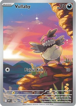 Vullaby 144/086  - Holofoil SV White Flare - Illustration Rare