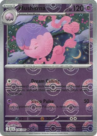 Musharna (Poke Ball Pattern) 036  - Holofoil SV Black Bolt - Uncommon