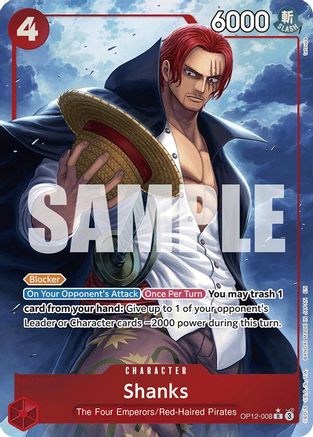 Shanks (008) (Alternate Art) (OP12-008)
