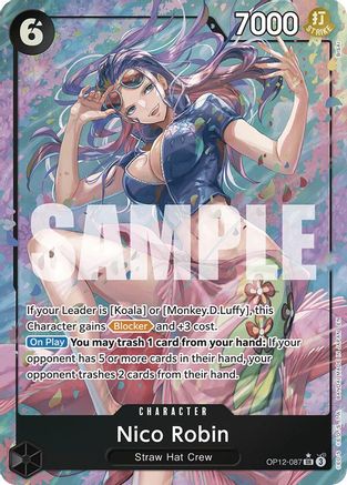 Nico Robin (Alternate Art) (OP12-087)