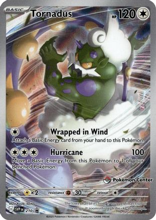 Tornadus 210 (Pokemon Center Exclusive) - Holofoil SV Scarlet & Violet Promo Cards - Promo