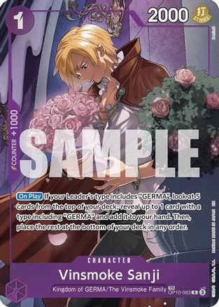 Vinsmoke Sanji (TR) (OP10-063)