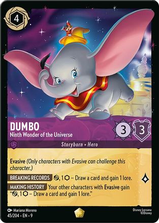 Dumbo (Ninth Wonder of the Universe) - 45/204 - Legendary (Foil)