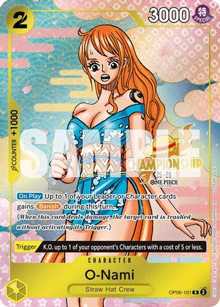O-Nami (CS 25-26 Event Pack) (OP06-101) - One Piece Promotion Cards Foil