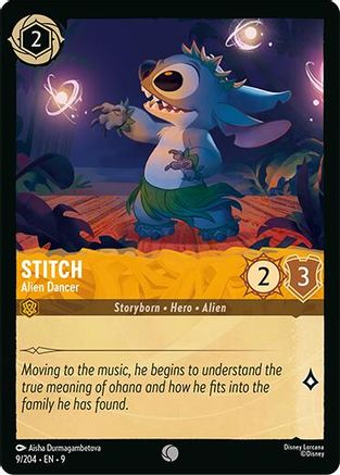 Stitch (Alien Dancer) - 9/204 - Common (Foil)