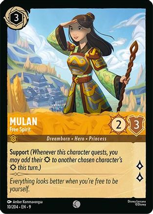 Mulan (Free Spirit) - 10/204 - Common