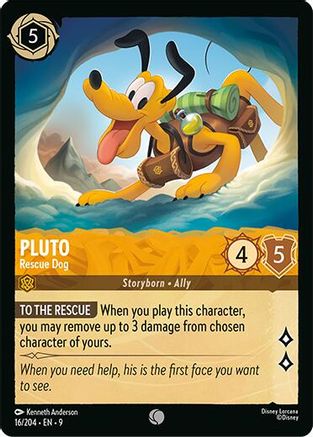 Pluto (Rescue Dog) - 16/204 - Common (Foil)