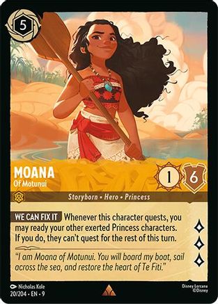 Moana (Of Motunui) - 20/204 - Rare (Foil)