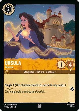 Ursula (Vanessa) - 22/204 - Common (Foil)