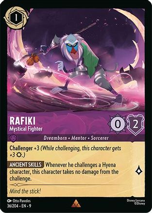 Rafiki (Mystical Fighter) - 36/204 - Rare (Foil)