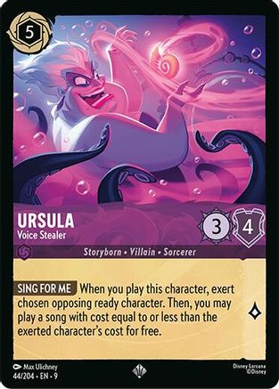 Ursula (Voice Stealer) - 44/204 - Super Rare (Foil)