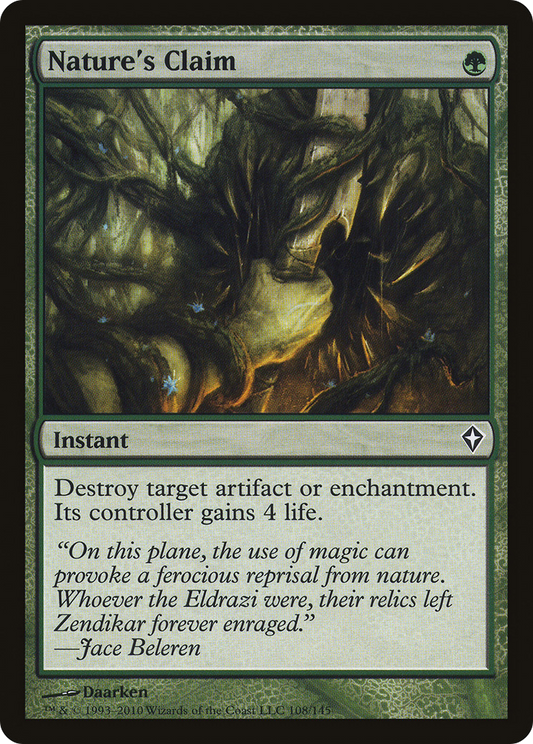 Nature's Claim (WWK-108)  Foil
