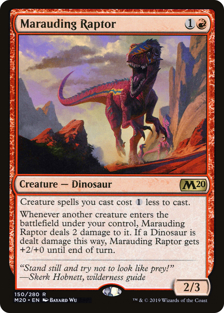 Marauding Raptor (M20-150)  Foil