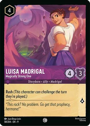 Luisa Madrigal (Magically Strong One) - 58/204 - Common (Foil)
