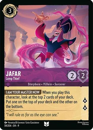 Jafar (Lamp Thief) - 59/204 - Uncommon (Foil)