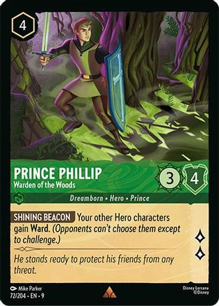 Prince Phillip (Warden of the Woods) - 72/204 - Rare