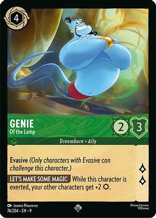 Genie (Of the Lamp) - 76/204 - Super Rare (Foil)