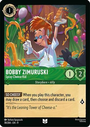 Bobby Zimuruski (Spray Cheese Kid) - 78/204 - Uncommon (Foil)