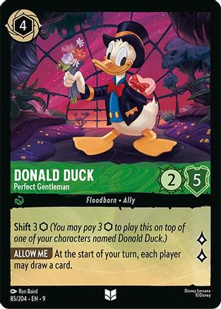Donald Duck (Perfect Gentleman) - 85/204 - Uncommon (Foil)
