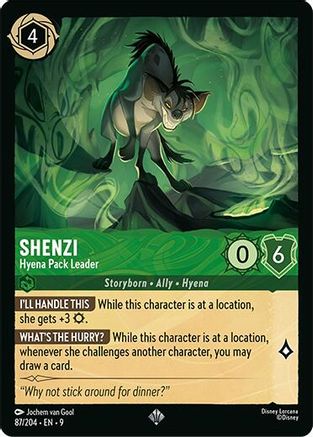 Shenzi (Hyena Pack Leader) - 87/204 - Super Rare