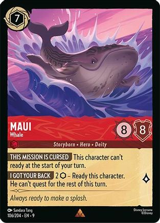 Maui (Whale) - 106/204 - Rare