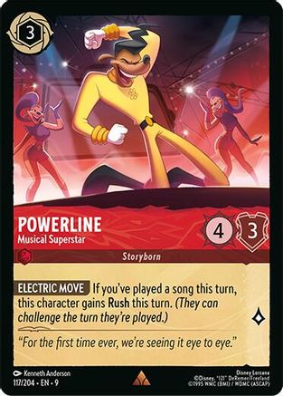Powerline (Musical Superstar) - 117/204 - Rare (Foil)